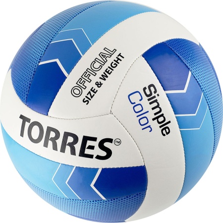 Купить Мяч волейбольный Torres Simple Color любительский р.5 в Биробиджане 